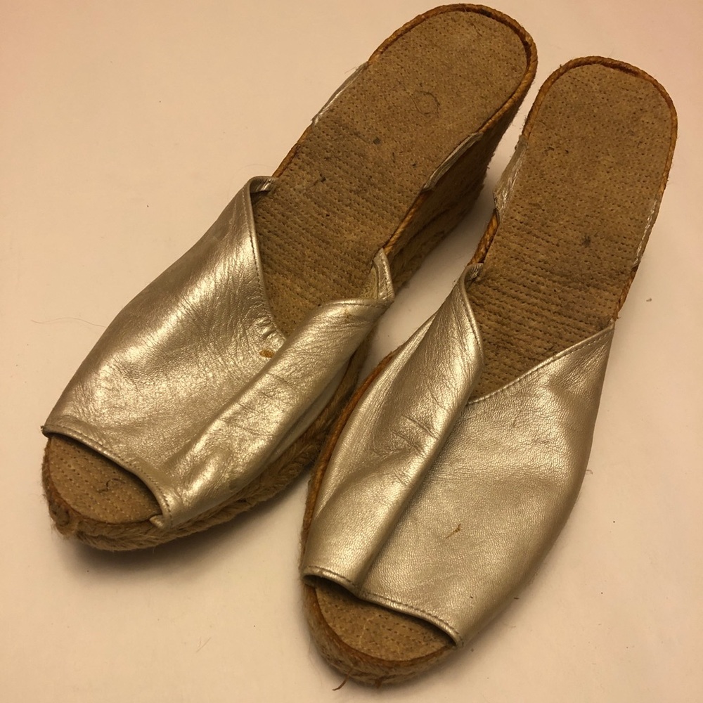 ❗️MAKE OFFER❗️ leather & twine wedges
